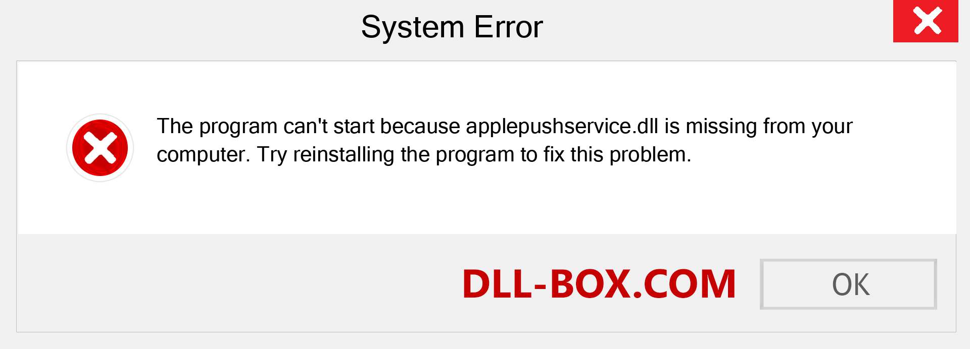  applepushservice.dll file is missing?. Download for Windows 7, 8, 10 - Fix  applepushservice dll Missing Error on Windows, photos, images